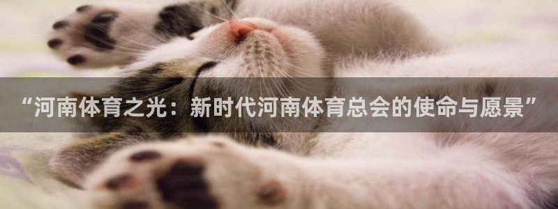 意昂5Kgame体育凯捷平台代理：“河南体育之光：新时代河南体育总会的使命与愿景”